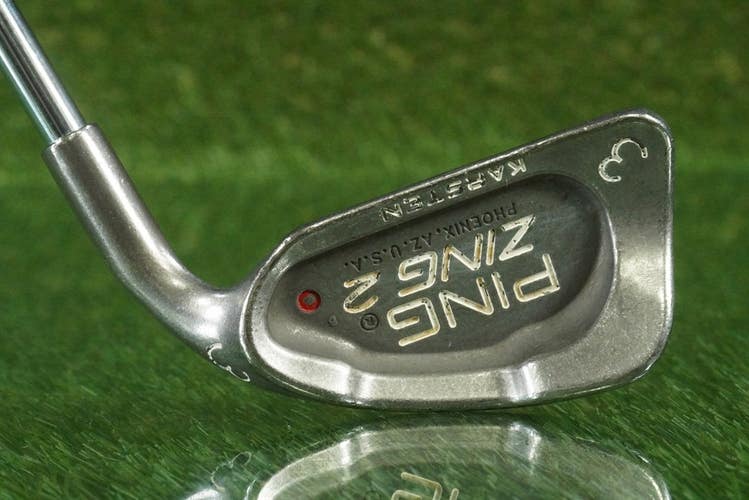 PING ZING 2 KARSTEN 3 IRON DGS STEEL STIFF FLEX RED DOT RH ~ LOOK!!