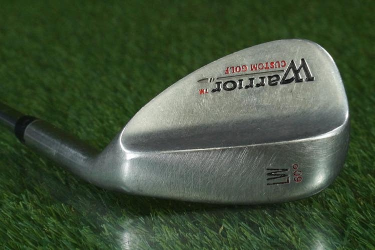 WARRIOR CUSTOM GOLF 60 LOB WEDGE "LW" STEEL SHAFT RH ~ LOOK!!