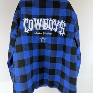 The Wild Collective / Dallas Cowboys NFL Team / Flannel Jacket / Women's Size L