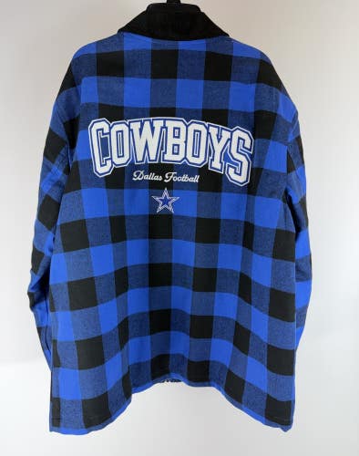 The Wild Collective / Dallas Cowboys NFL Team / Flannel Jacket / Women's Size L