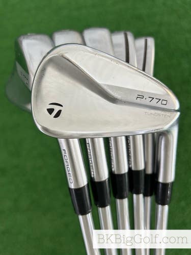 Taylormade P770 Forged Iron Set 5-P / Dynamic Gold X100 Extra Stiff +2