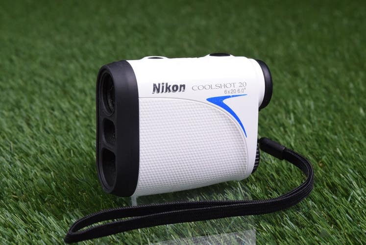 NIKON COOLSHOT 20 LASER GOLF RANGE FINDER, WHITE / BLACK