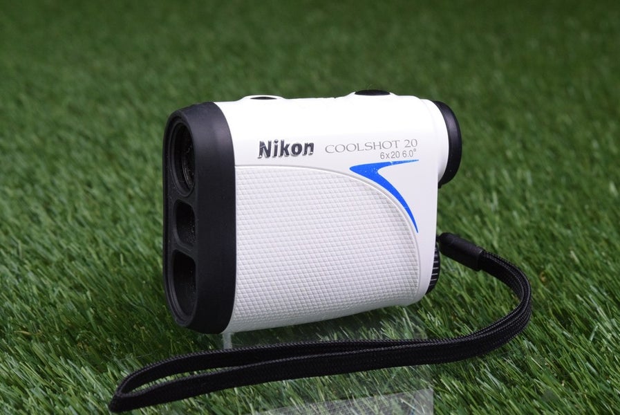 NIKON COOLSHOT 20 LASER GOLF RANGE FINDER, WHITE / BLACK