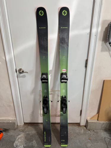 Men's 2023 Blizzard Rustler 9 172 cm All Mountain Skis With Bindings Max Din 13 Used less than 10x