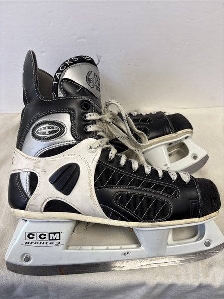 Senior Adult Size 10.5 CCM 652 SUPER TACKS ICE HOCKEY SKATES