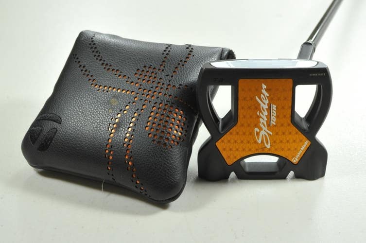 TaylorMade Spider Tour Black T3 34" Putter RH KBS Steel with Head Cover # 205235