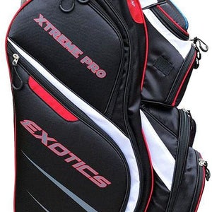 Tour Edge Exotics Xtreme Pro Deluxe Cart Bag (Navy, 13" 15-way Top) 2021 NEW