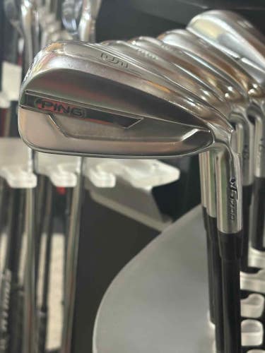Ping G700 Iron Set 5-UW Senior Flex Standard Length Buffed, Cleaned, New Grips