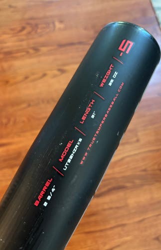 2022 True Temper HZRDUS Hybrid USSSA Certified Bat (-5) 26 oz 31" (Used)