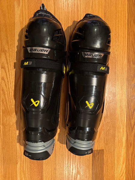 Senior Bauer Supreme M3 17" Shin Pads (Used)