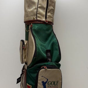 FILA Golf Magazine Senior Tour Shoulder Carry Club Bag w/Head Cover GREAT