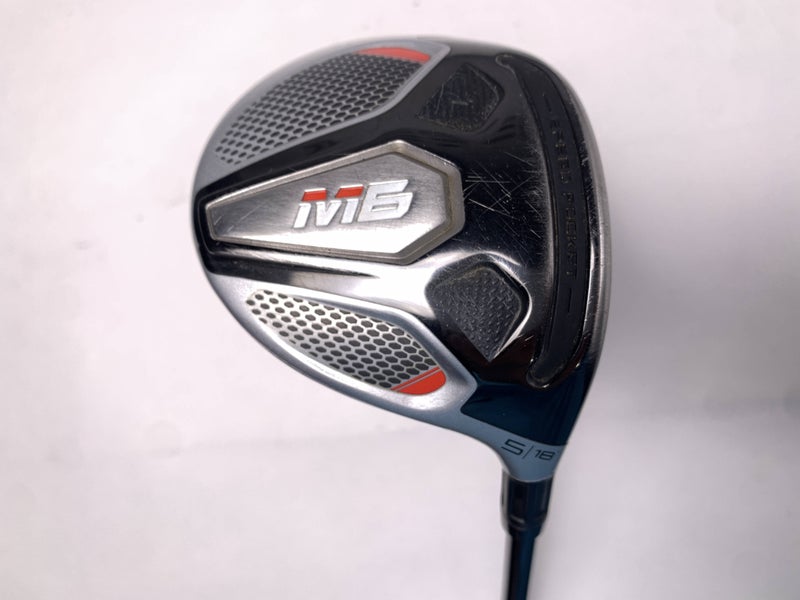 TaylorMade M6 5 Fairway Wood 18* Fujikura Atmos Regular Graphite Mens RH