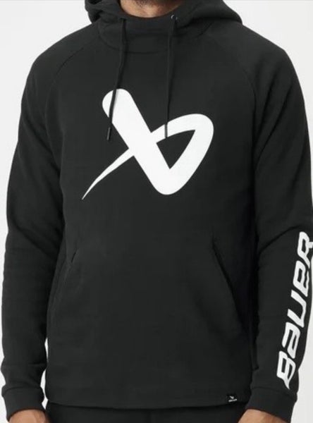 $79 Bauer Core Hockey Hoodie Sweatshirt Mens Senior Medium Black