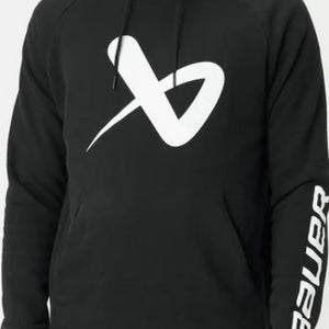 $79 Bauer Core Hockey Hoodie hooded Sweatshirt Mens Senior XL Black