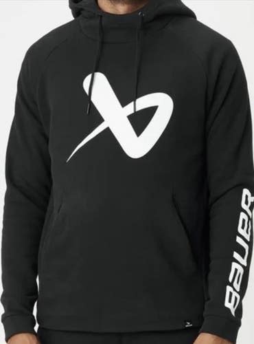 $79 Bauer Core Hockey Hoodie hooded Sweatshirt Mens Senior XL Black