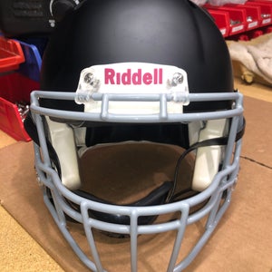 USED RIDDELL SPEED ADULT HELMET - MEDIUM - FLAT BLACK