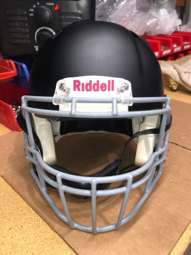 USED RIDDELL SPEED ADULT HELMET - MEDIUM - FLAT BLACK