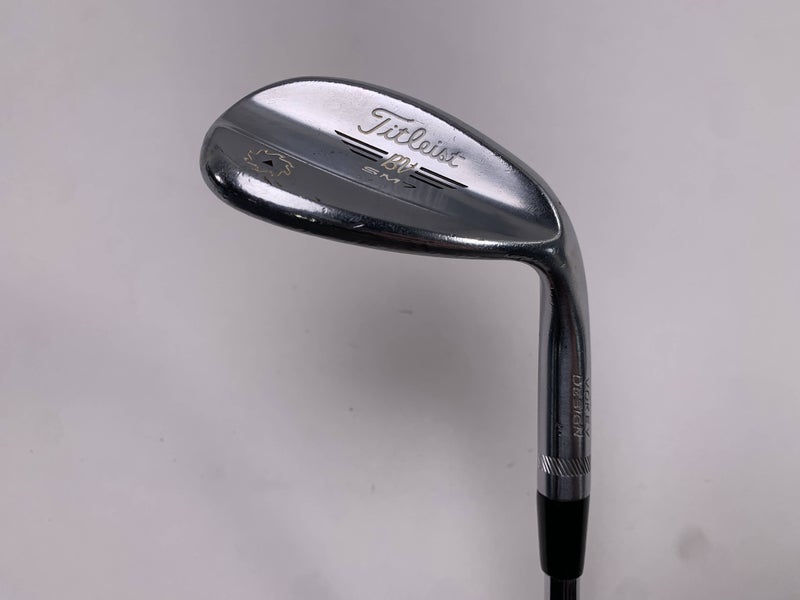 Titleist Vokey SM7 Tour Chrome Lob Wedge LW 58* 12 Bounce D-Grind Wedge Mens RH
