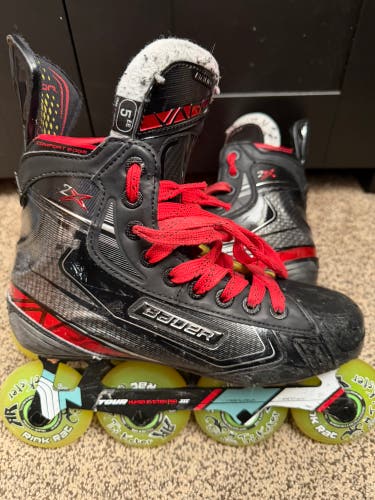 Bauer Vapor 2X Inline Skates Extra Wide Width Size 5 (Used)