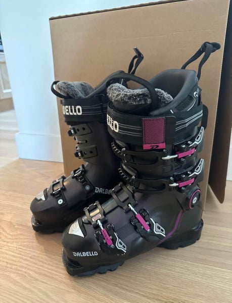 Mondo 24 & 24.5 Women's Dalbello All Mountain Ski Boots Medium Flex (Used)
