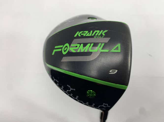 Krank Formula 5 Driver 9* Fujikura Inertia Regular Graphite Mens RH