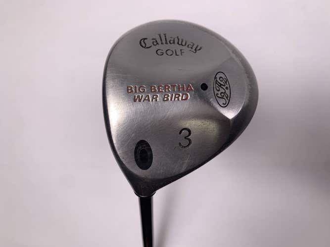 Callaway Big Bertha Warbird 3 Fairway Wood 15* RCH 96 Firm Graphite Mens LH