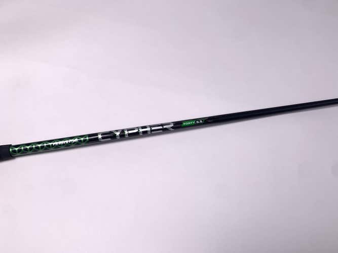 Project X Cypher Forty 5.5 40g Regular Graphite Fairway Wood Shaft 42.25"-PXG