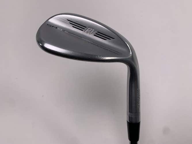Titleist Vokey SM9 Raw Lob Wedge LW 58* 8 Bounce M-Grind Wedge Steel Mens RH
