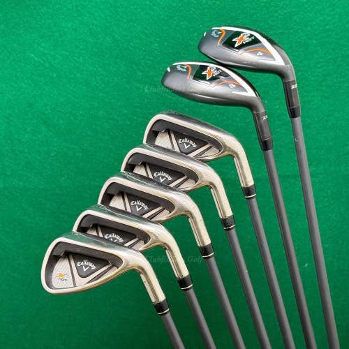 Callaway X2 Hot 4H,5H 6-PW Iron Set Callaway X2 Hot 55-A Graphite Seniors