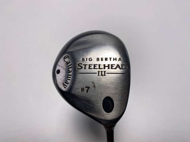 Callaway Steelhead III 7 Fairway Wood 21* Fujikura Vista Pro 60 Regular Mens RH