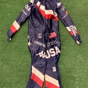 US Ski Team Unisex Medium Ski Speed Suit (Used) FIS Legal