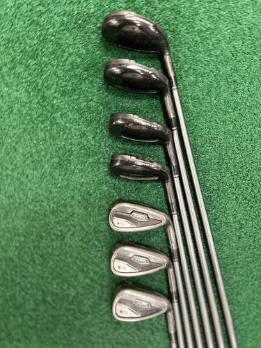 Adams V4 Hybrid Iron Set 4-5-6-7/8-9-PW Men's Right Hand Stiff Flex Graphite