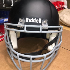 USED RIDDELL SPEED ADULT HELMET - MEDIUM - FLAT BLACK