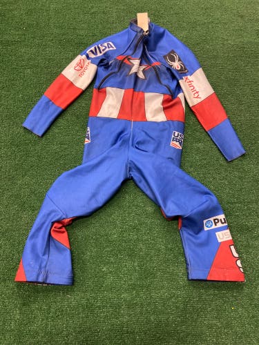 Men's Medium Spyder U.S. Ski Team Ski Suit (Used) FIS Legal