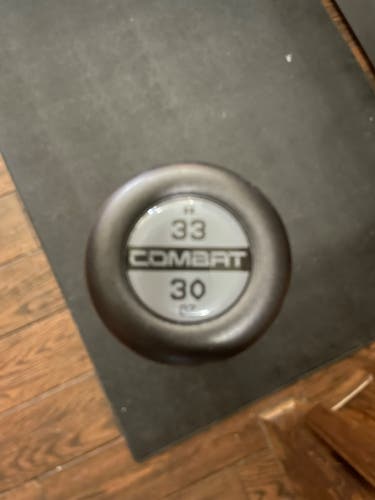 2025 Combat MFG Spec A1 Shadowcast Alloy BBCOR Certified Bat (-3) 30 oz 33" (Used) Rings Removed