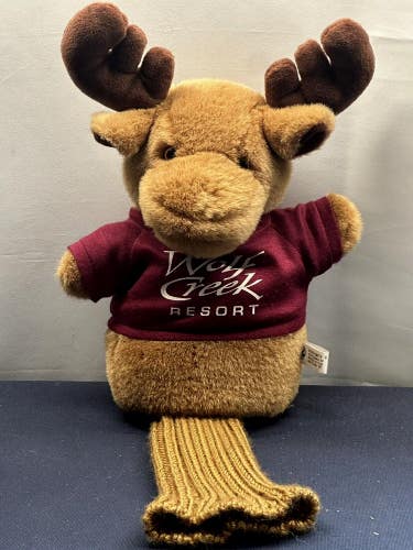Wolf Creek Resort Moose Golf Club Driver Cover Headcover Great Condition!