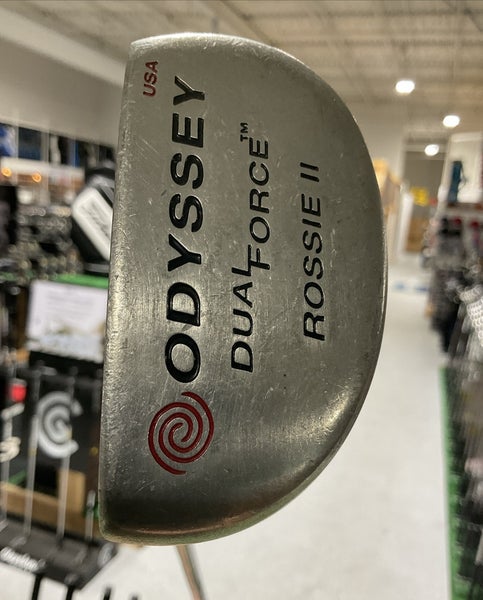 Odyssey DUAL FORCE ROSSIE II 35" Left-Handed Mid-Mallet Pallet 10.5" Grip