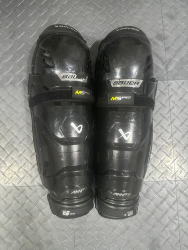 Senior Bauer Supreme M5 Pro 15" Shin Pads (Used)