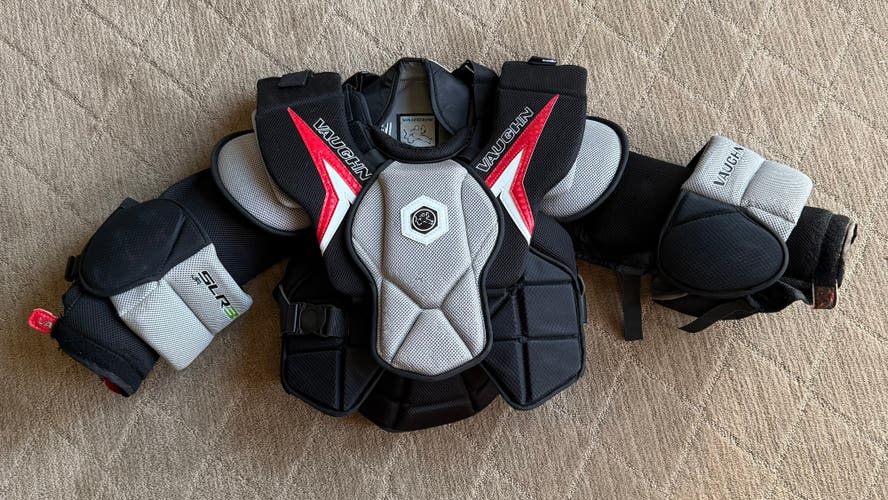 Large Vaughn SLR3 Goalie Chest Protector (Used)