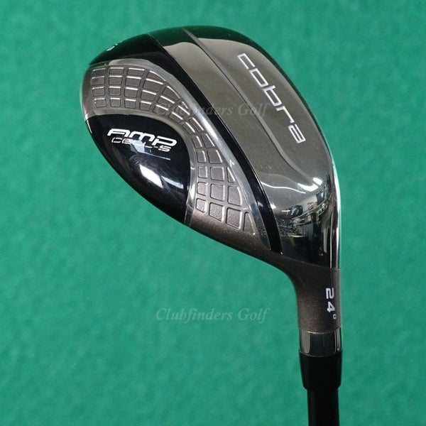 Cobra Golf AMP Cell-S Black 24 Hybrid 5/H Iron Factory 70g Graphite Stiff