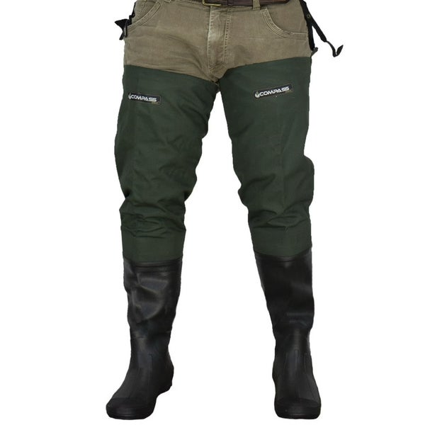 Oxbow Btft Hip Boots Size 7 Forest Green