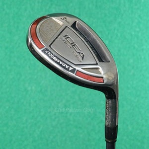 Adams Golf Idea a12 OS Hybrid 3 Iron Grafalloy ProLaunch Blue 65S Graphite Stiff