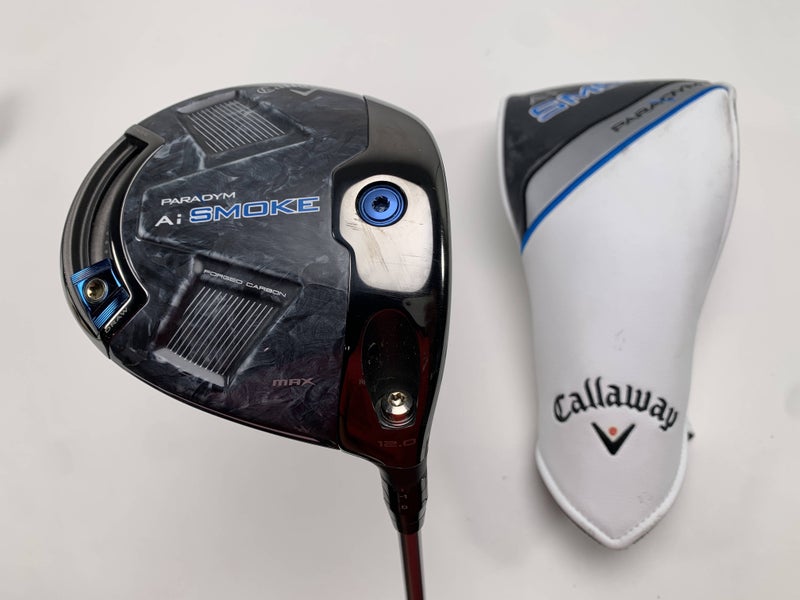 Callaway Paradym Ai Smoke Max Driver 12* Aldila Ascent Senior RH HC Midsize Grip