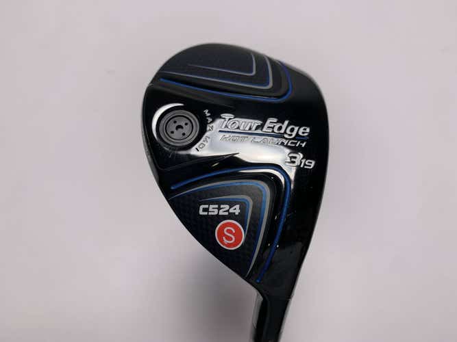 Tour Edge Hot Launch C524 3 Hybrid 19* Aldila Ascent 60g Stiff Graphite Mens RH