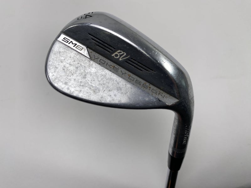 Titleist Vokey SM8 Tour Chrome Wedge 54* 12 Bounce D-Grind Wedge Steel Mens RH