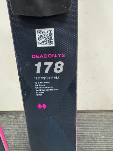 Volkl 178 cm Skis With Bindings Max Din 16 (Used)