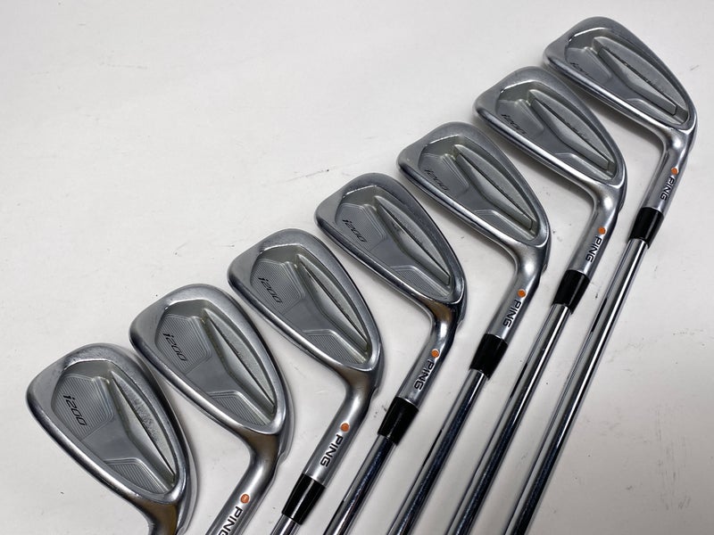 Ping i200 Iron Set 4-PW Orange Dot AWT 2.0 Stiff Steel Mens RH