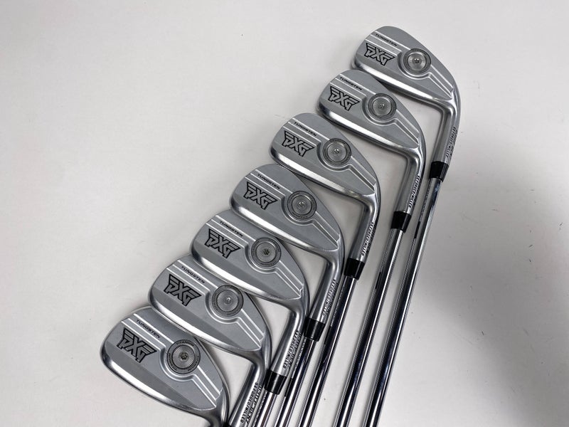 PXG 0311 P GEN7 Chrome Iron Set 4-PW True Temper Elevate MPH Regular Steel RH