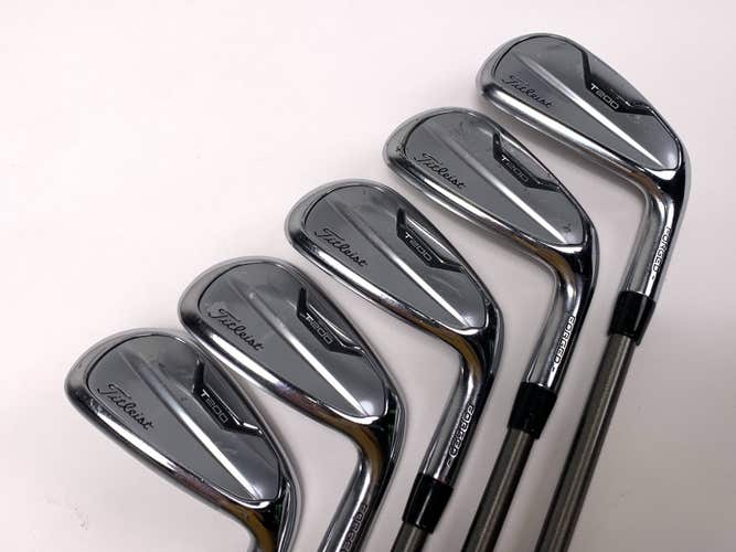 Titleist T200 2021 Iron Set 7-PW+AW SteelFiber i80 Regular Graphite Mens RH