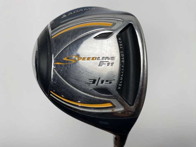 Adams Speedline F11 Titanium 3 Fairway Wood 15* Aldila Voodoo RVS7 Regular RH